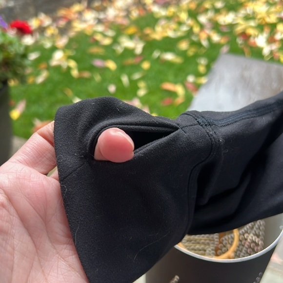 Athleta Black Lightweight Full Zip Jacket XL - Picture 6 of 6